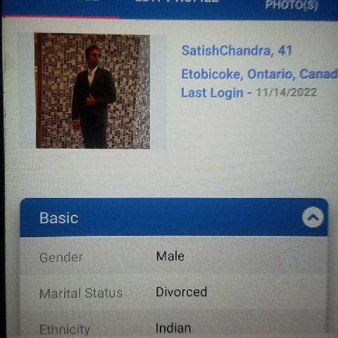 Satish_P is Single in Mississauga, Ontario, 2